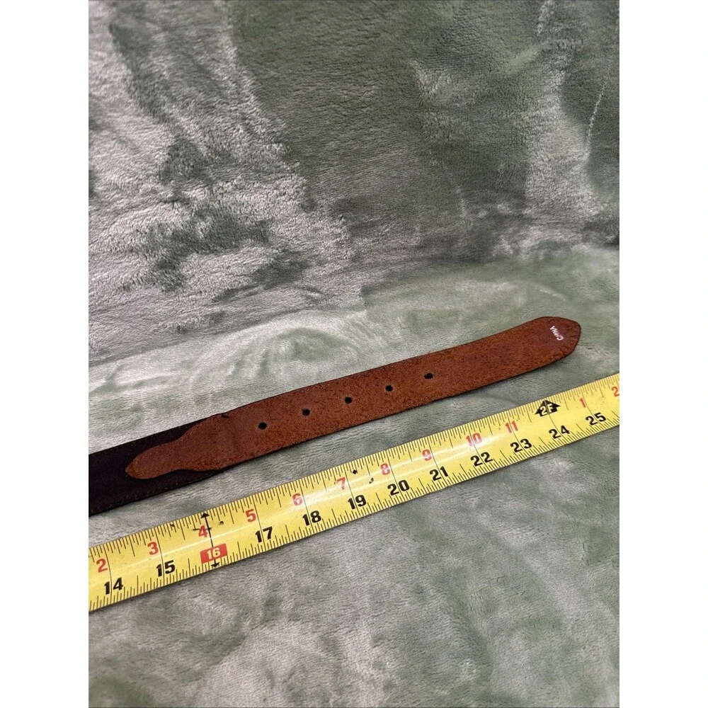 Nocona Belt Co.Yth Sz 20 Genuine Leather Laced Two Tone Change Buckle N44175107